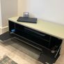 Glass TV Stand (Cream) Image 5