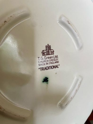Vintage T.G. GREEN CHURCH GRESLEY England Quiche Lorraine Pie Oven Dish