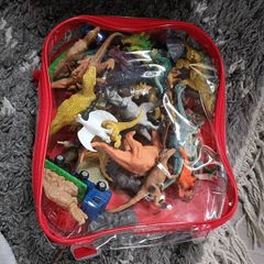 Bag full of dinosaurs