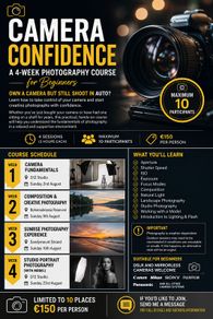 Camera Confidence: A 4 Week Photography Course
