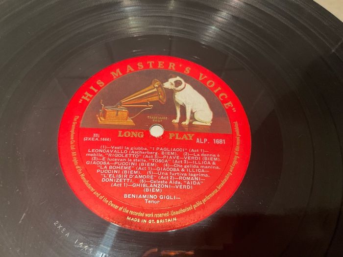The Best Of Gigli 1959 album vinyl GET ANOTHER FREE
