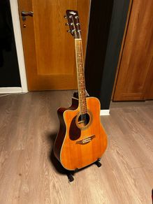 Vintage Left-Handed Acoustic Guitar