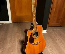 Vintage Left-Handed Acoustic Guitar