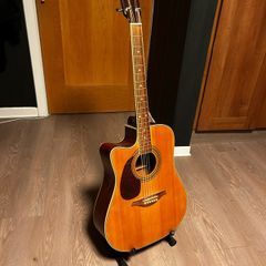 Vintage Left-Handed Acoustic Guitar