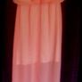 BNWOT Swing Modelle Multi Layered Overlap Halter Style Chiffon Dress Image 3
