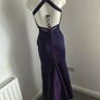 Worn once. So Amazing Size 8 Lurex purple navy pink sparkle dress with kick pleat Image 4