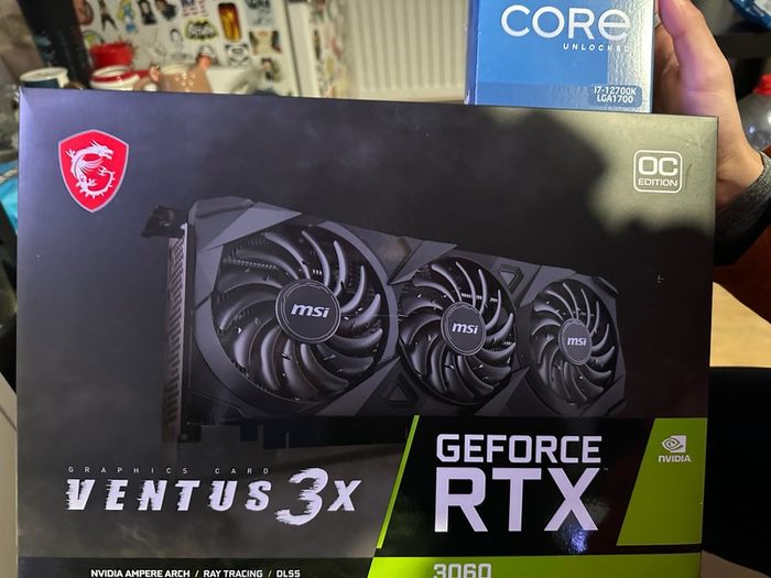 MSI GeForce RTX 3060 Ventus 3X OC 12GB. Immaculate, Boxed, Never Mined