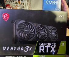 MSI GeForce RTX 3060 Ventus 3X OC 12GB. Immaculate, Boxed, Never Mined