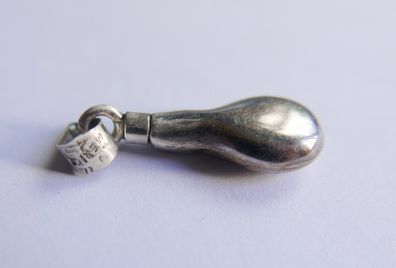 Vintage Sterling Silver 925 Perfume Tear Drop Pendant or Kohl Liner