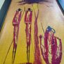 Set of two African themed canvas panels. Light weight. Image 2