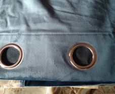 Velvet/Velour MIULEE Ring Top Curtains