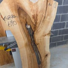 Live edge Ash Slab - Kiln Dried