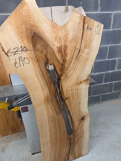 Live edge Ash Slab - Kiln Dried
