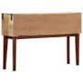 Console Table 115x30x76 cm Solid Rough Mango Wood Image 4