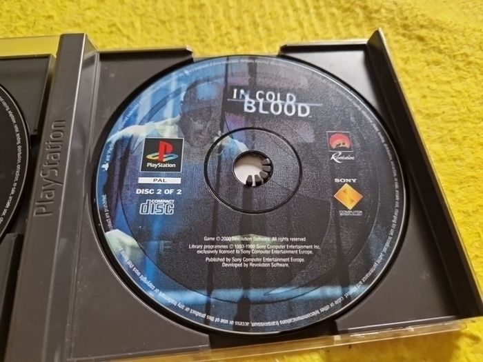 In Cold Blood PlayStation1 Ps1 PlayStation2 Ps2 games Original