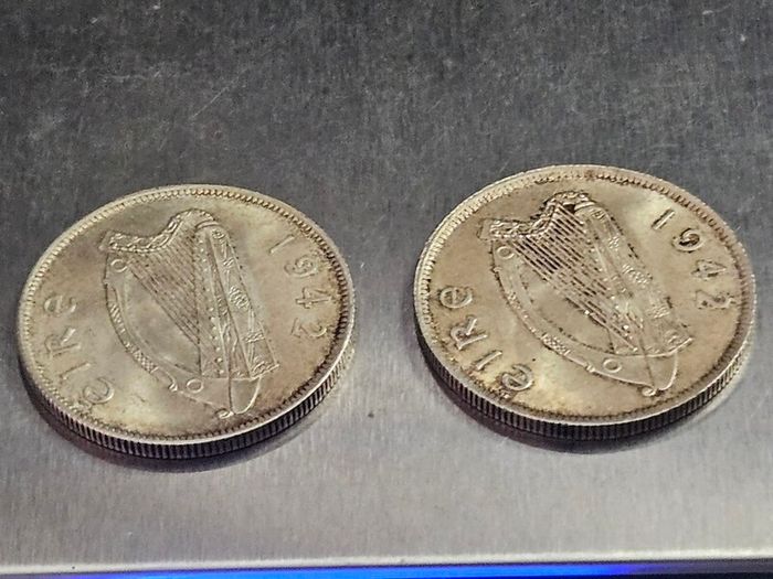 Irish Silver Coins Half Crowns