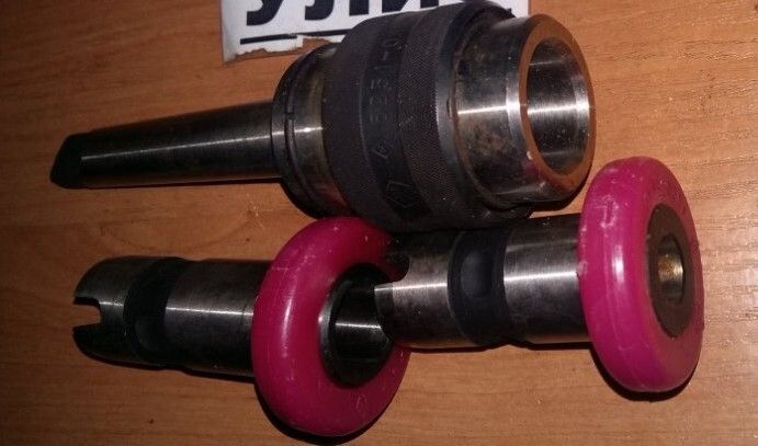 NOS Vintage Soviet Quick Change Drill Chuck Morse Taper MT2 Adapter Sleeves USSR.