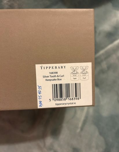 Tipperary crystal first curl and tooth set