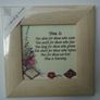 Framed pressed flowers, Time is,Home decor,  Naturally Irish, Picture,Gift Image 4