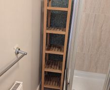 Habitat Wooden bathroom shelves