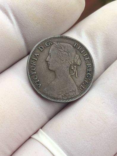 1860 Farthing Victoria