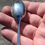 5 X Cooper Bros Shell Pattern Sterling Silver Teaspoons Image 8