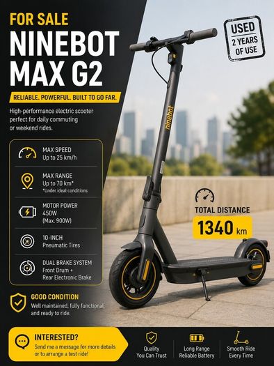 Segway Ninebot max G2