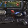 4-in-1 Gaming Bundle - Backlit QWERTY Gamer Keyboard, 3200 DPI Gamer Mouse, Gaming Headset, Non-Slip Mouse Pad - PC PS4 Xbox One Gamer Pack Image 5