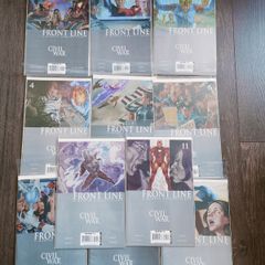 Marvel Civil War Frontline Complete 11 issue comic run