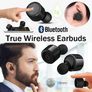 2PCS Ear Buds Pair Mini Twins True Wireless Bluetooth V4.2 Headphones Stereo Earphones Sport Running Headset Super Bass Earbuds With Mic Image 2