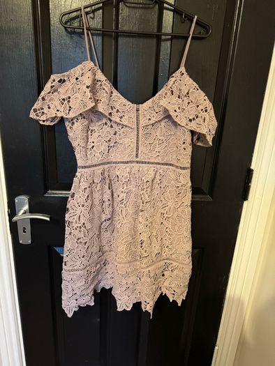 New look crochet off the shoulder dress