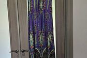 Purple pattern Maxi dress