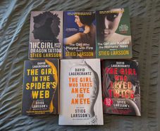 Stieg Larsson's books series The Girl With The Dragon Tattoo