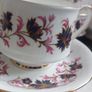 Fabulous Vintage China Tea for Four Teaset, by the Quality Maker Paragon Fine Bone China in the Stylish "Michelle" Pattern Image 4