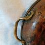 Vintage Solid Copper two handled pan Image 3