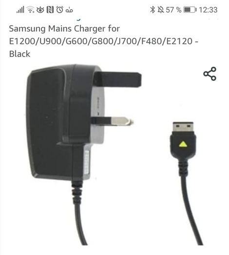 Samsung charger and  earphones