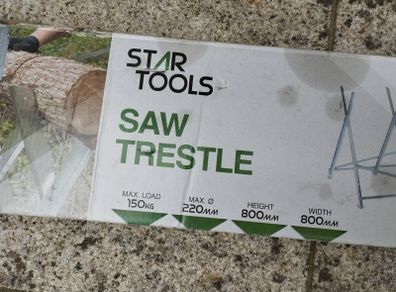 Galvanized Steel Saw Trestle