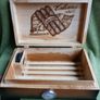 Personalized Engraved  Wood Cigar Humidor Image 2