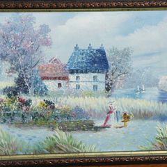 Oil Painting by L.Ashley.