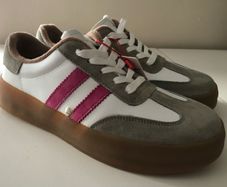 Drilleys  women's trainers Grey/Pink