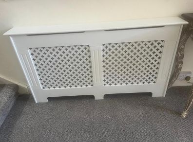 White radiator covers