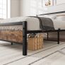 Double Bed Metal Platform Bed Frame Image 2