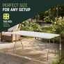 6ft Folding Table for Parties, BBQs, Camping Image 3