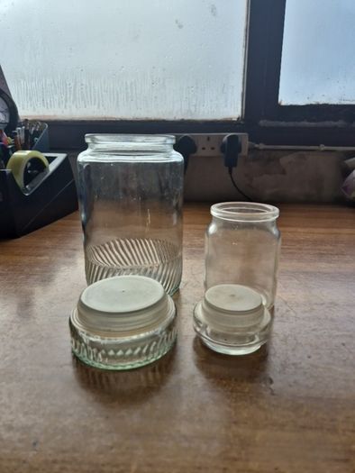 2 Vintage Storage Jars