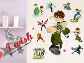 BEN 10 Wall Stickers REMOVABLE and WASHABLE Great for Boys Room.