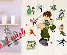 BEN 10 Wall Stickers REMOVABLE and WASHABLE Great for Boys Room.