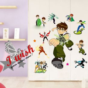 BEN 10 Wall Stickers REMOVABLE and WASHABLE Great for Boys Room.