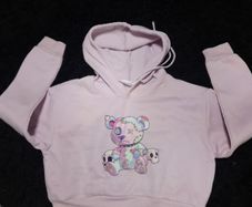 lilac teddy hoody (new)