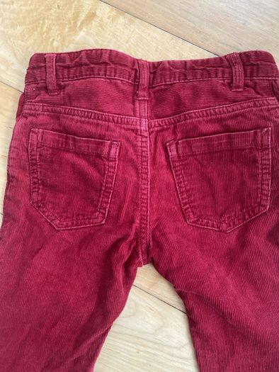 H and M red cords 2-3 years 98 cm