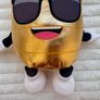 Gold Energy Drink Metallic Plush approx. 30 cm. Used Please see photos Image 4